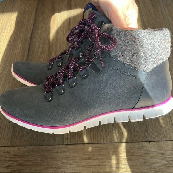 Cole Haan Shoes - Cole Haan Women's Gray and purple Zerogrand Boots
